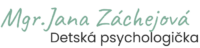 Mgr. Jana Záchejová Detská psychologička Logo